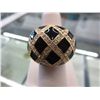 Image 1 : Estate crystal & enamel ballroom ring