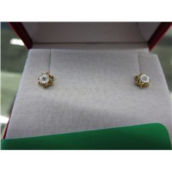 Estate diamond earrings