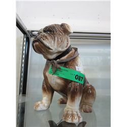 Glazed ceramic Bulldog