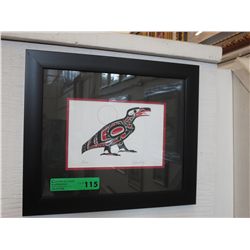 "Raven" by Richard Shorty framed print