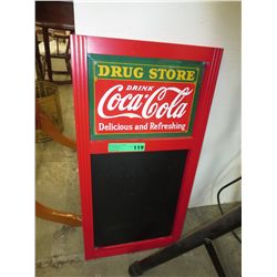 Coca Cola Chalk board