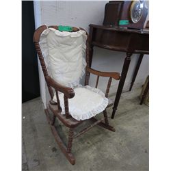 Vintage child's rocking chair