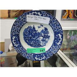 1930's Olde Alton Ware soup bowl, 1" x 10"