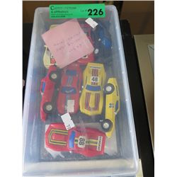 8 x 1/64 scale racing cars