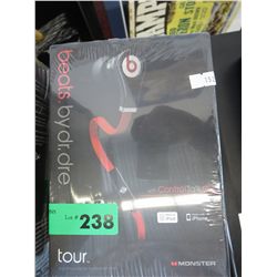 High resolution ear buds - black & red