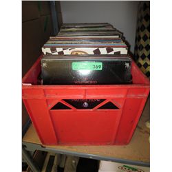 Approx. 100 vintage LP records.