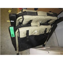 2 Folding camp chairs