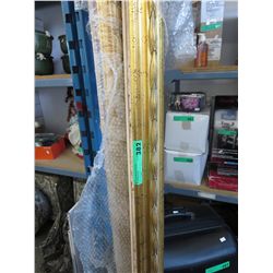 2 Pkgs of picture frame molding. 3.5" x 12' long.
