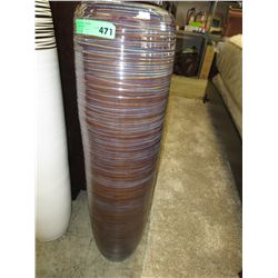 Large scale floor vase - blue & purple
