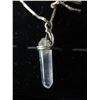 Image 1 : 10kt 18" box chain with gold wishbone