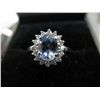 Image 1 : Tanzanite ring in sterling silver setting