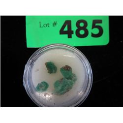4 Pieces of uncut emerald