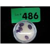 Image 1 : 5 Amethyst cabochons