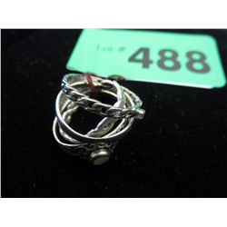 4 x .925 silver rings