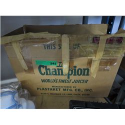 Champion Juicer