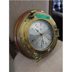 Porthole ship clock