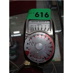 Vintage Weston Master V sanogram light meter