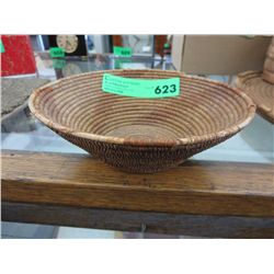Authentic hand woven Native coil basket