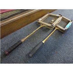 2 Vintage badminton rackets