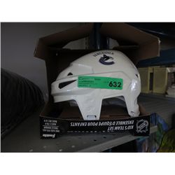 Child size hockey helmet