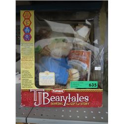 TJ Bearytales teddy bear, in box