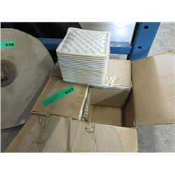 Box of round watch batteries. Approx. 300