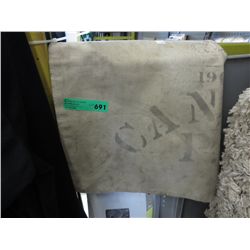 Vintage 1961 Canada Post mail bag