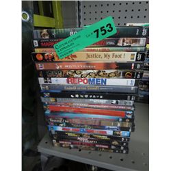 Approx. 20 DVD movies