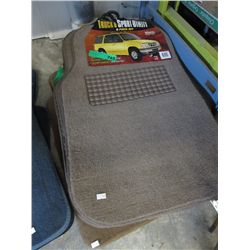 Beige Truck & SUV vehicle mats - 2 pc set.
