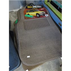 Beige Truck & SUV vehicle mats - 2 pc set.