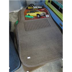 Beige Truck & SUV vehicle mats - 2 pc set.
