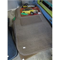 Beige Truck & SUV vehicle mats - 2 pc set.