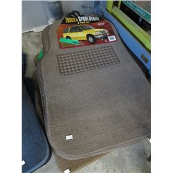 Beige Truck & SUV vehicle mats - 2 pc set.
