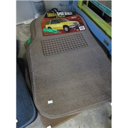 Beige Truck & SUV vehicle mats - 2 pc set.