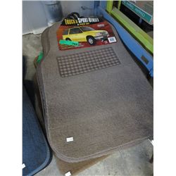 Beige Truck & SUV vehicle mats - 2 pc set.