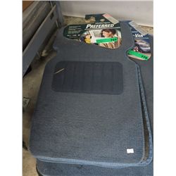 Navy Car mats - 2 piece set