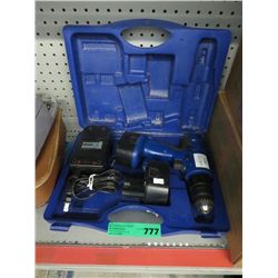 Champion cordless drill, in case.