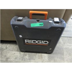 Ridgid cordless hammer drill, in case