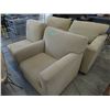 Image 1 : New microfiber upholstered couch and 2 chairs