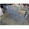 Image 1 : 3 metal shelving units