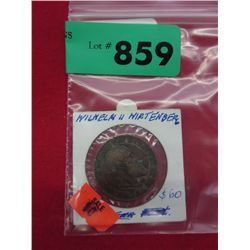Wilhem II Wirtenberg commemorative coin