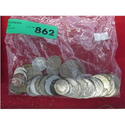 Bag of assorted coins