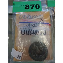 3 Old unknown coins - appear to be oriental