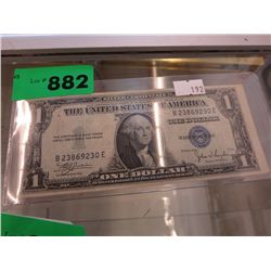 1935C - US 1 Dollar Silver Certificate, circulated