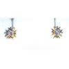 Image 1 : 2.50g Earring Made of 18Kt Gold ,0.14 Ct Diamond