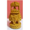 Image 4 : Decorative Wooden Statue of Ambabadi Elephant Size: 3 inches
