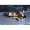 Image 2 : 3.13g Ring made of 18kt Gold , 0.19 Ct Diamond