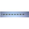 Image 3 : 10.020g Bracelet of Peridot Sterling 925 Silver