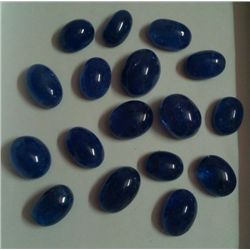 Natural African Tanzanite Loose 160.70 Ctw Oval Shape Cabochons