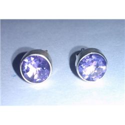 1.760g Earring of Amethyst Sterling 925 Silver